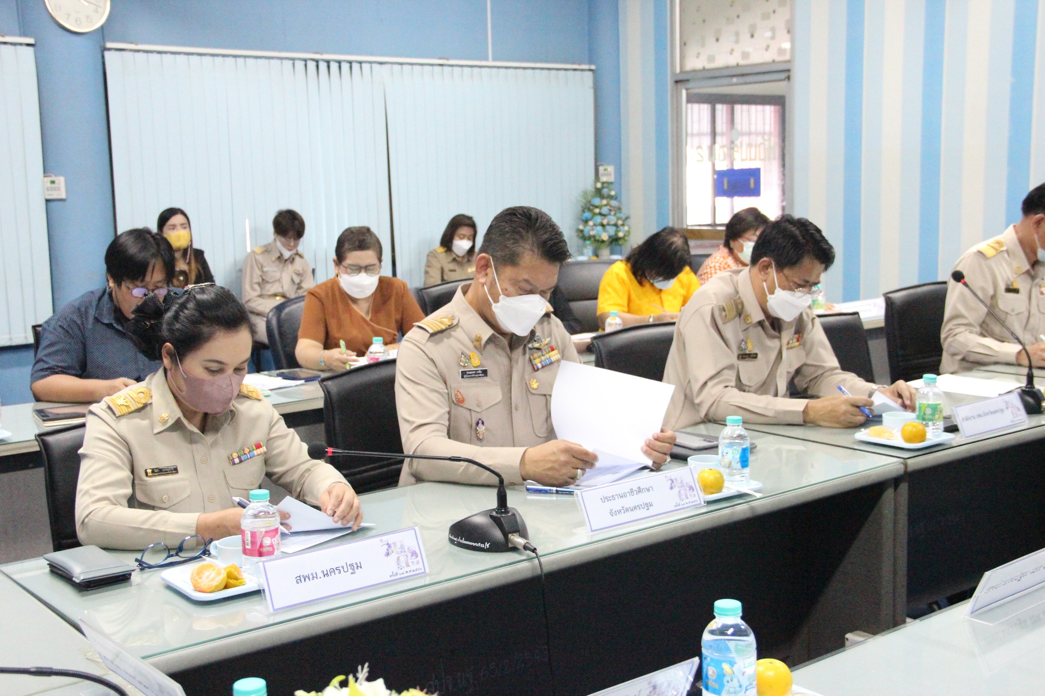 เข้าร่วมประชุมแนวทางการจัดงานวันครู