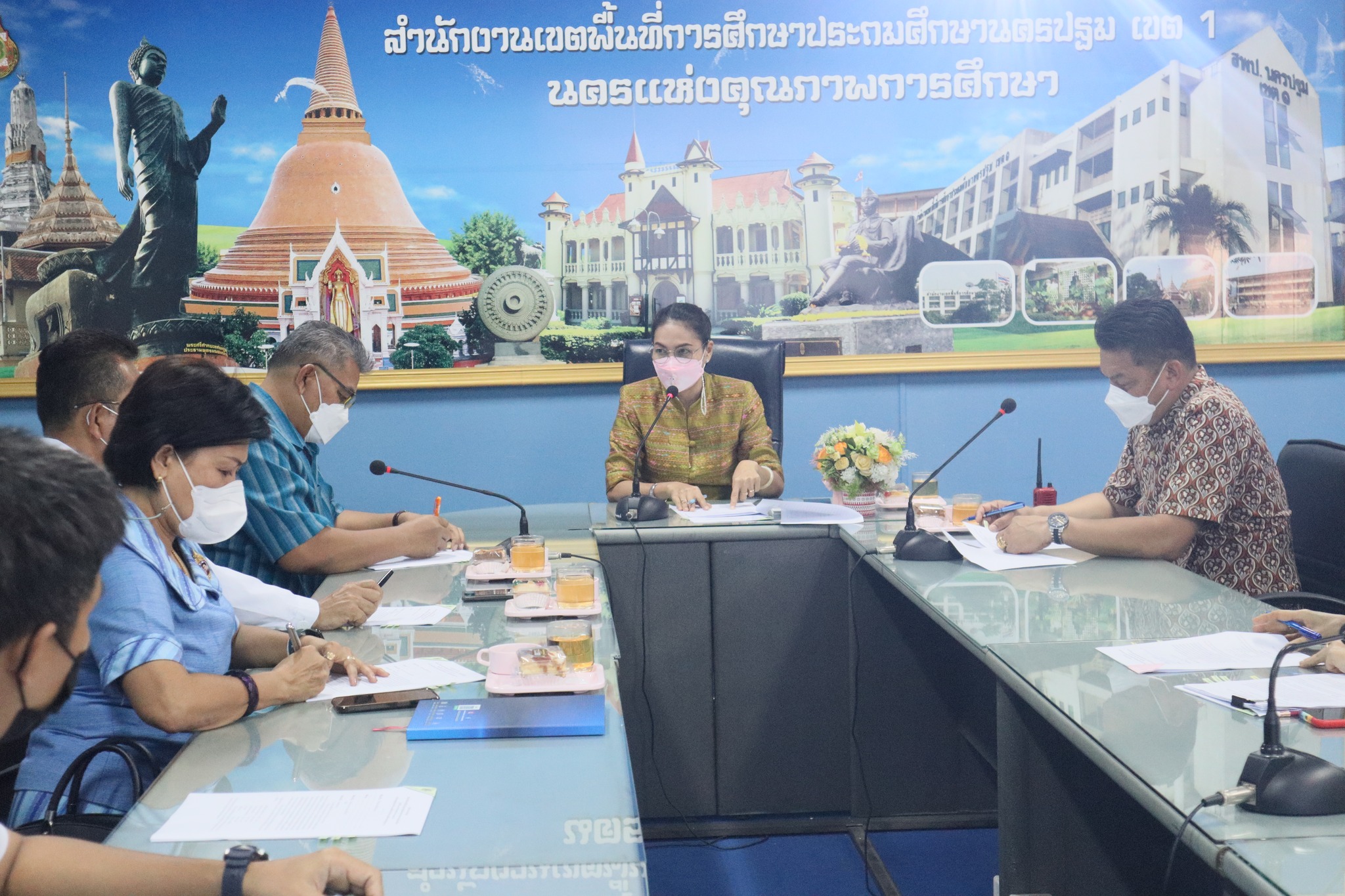 ประชุมเตรียมการฝึกอบรม