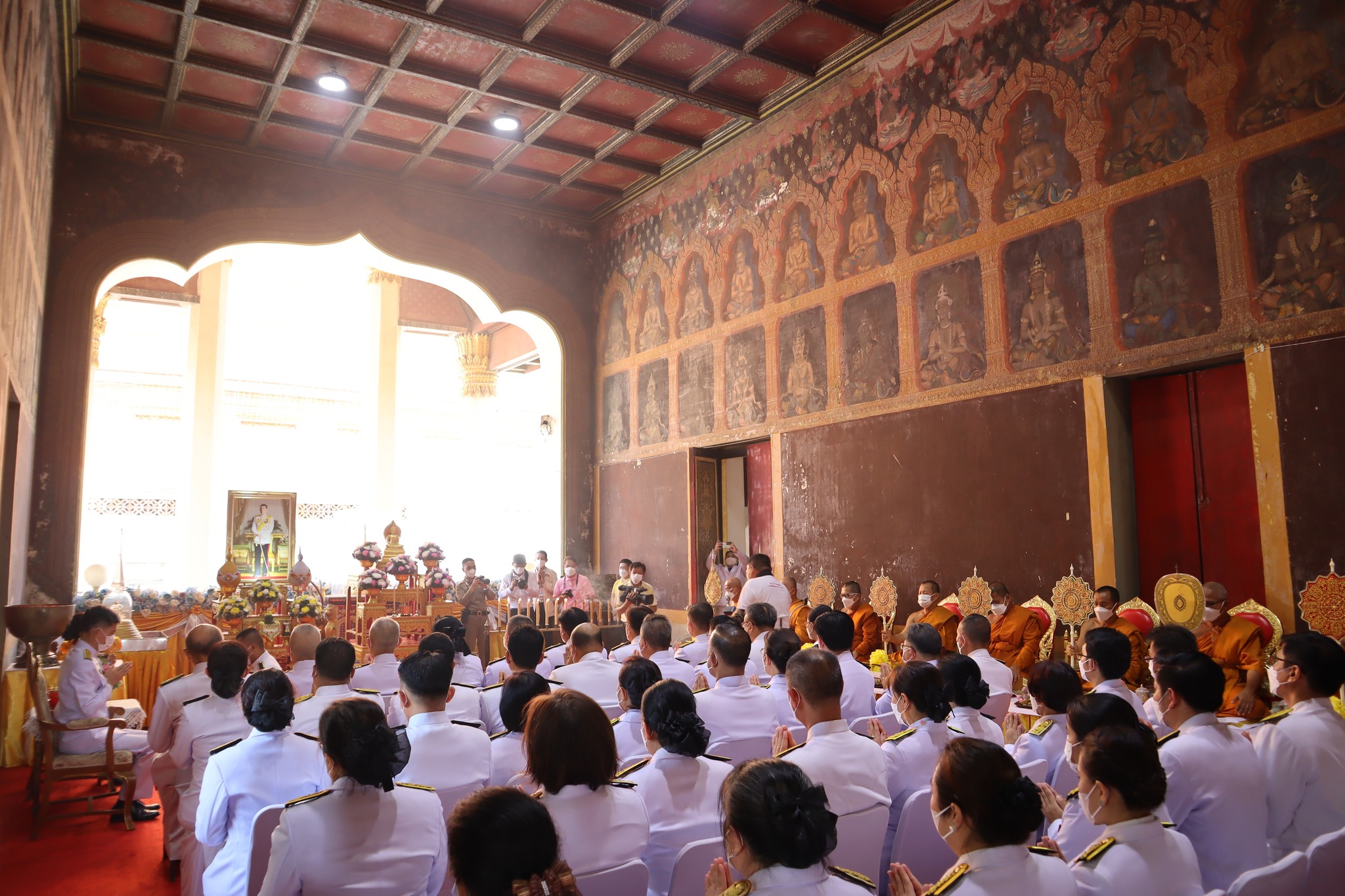 เข้าร่วมพระราชพิธีสงกรานต์