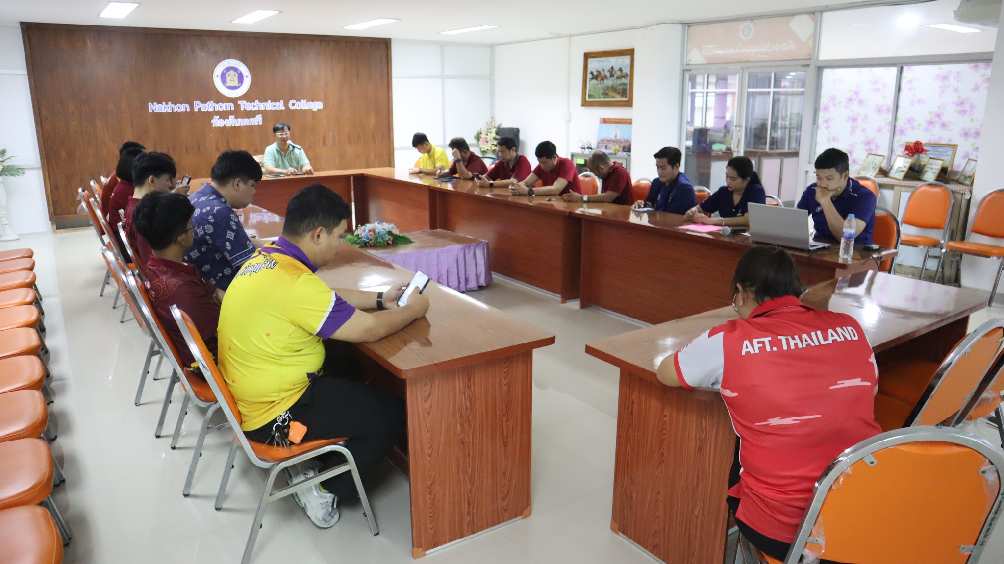 การประชุมเพื่อปรึกษาหารือแนวทางการดำเนินการจัดการเรียนการสอนวิชากิจกรรมลูกเสือวิสามัญ ๑ 