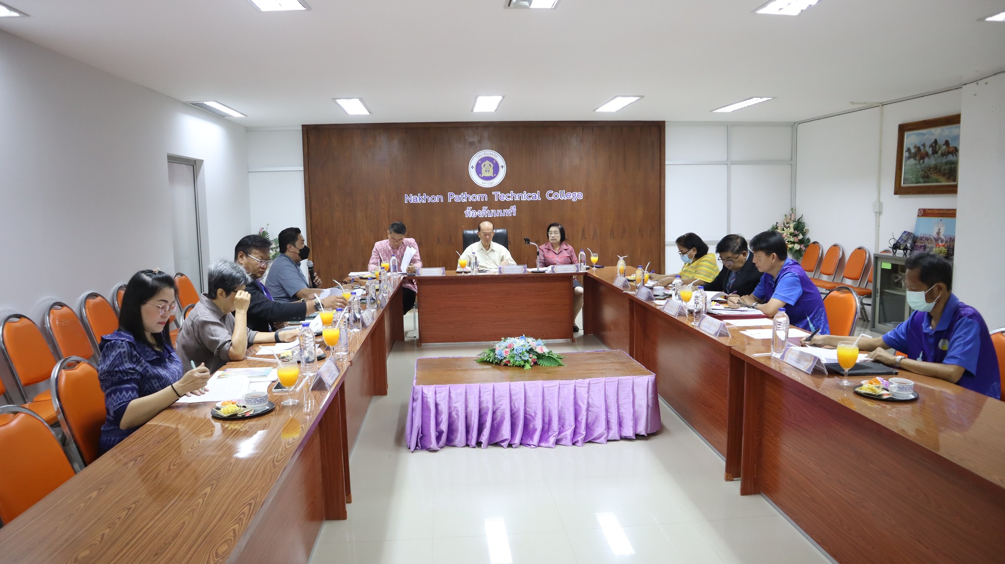 การประชุมคณะกรรมการสมาคมผู้ปกครองและครู วิทยาลัยเทคนิคนครปฐม