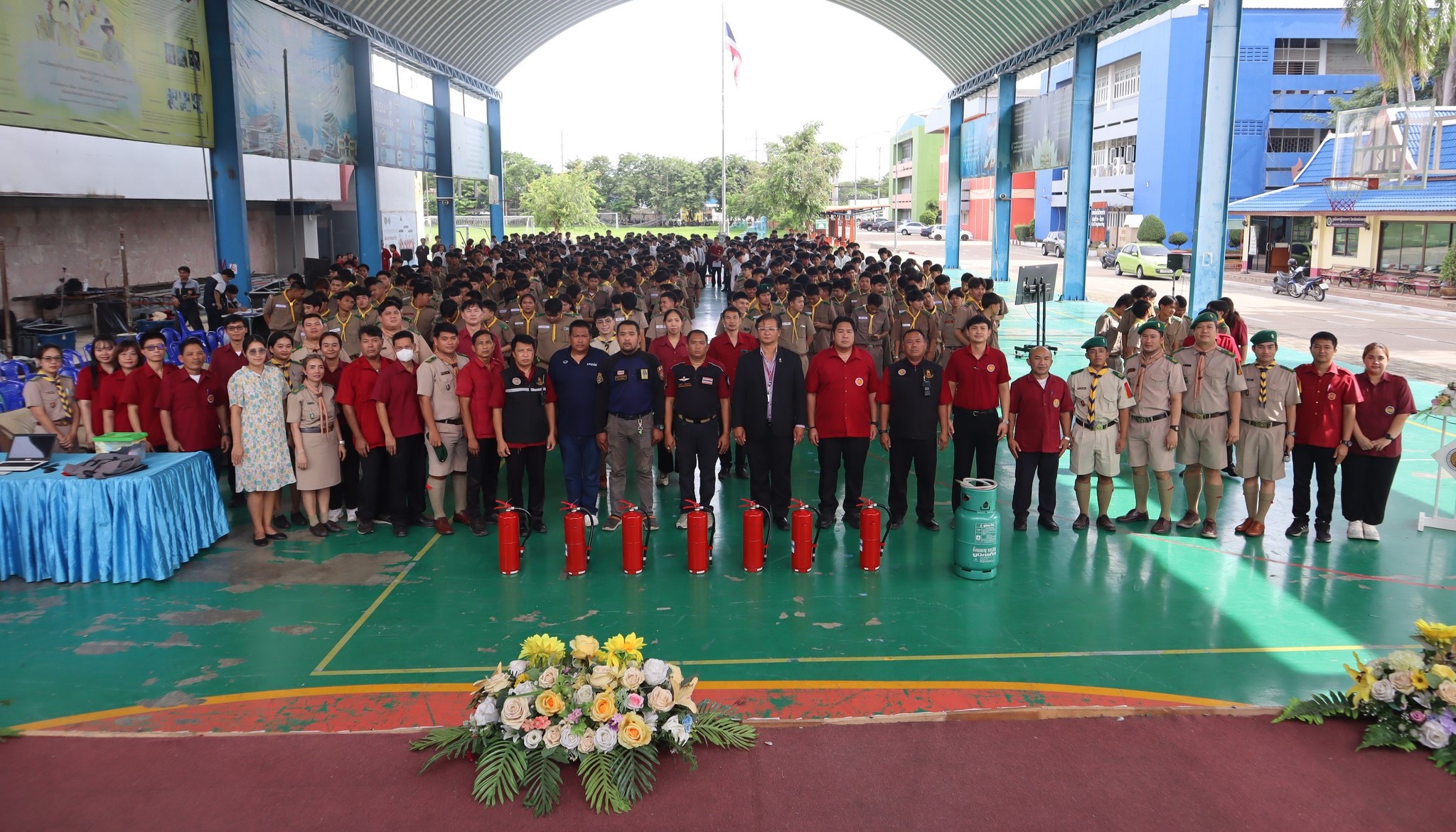 โครงการฝึกซ้อมดับเพลิงและการฝึกซ้อมอพยพหนีไฟในสถานศึกษา ประจำปีการศึกษา 2568