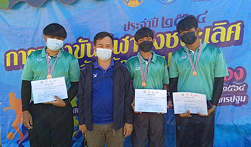 เข้าร่วมการแข่งขันกีฬาชิงชนะเลิศแห่งจังหวัดนครปฐม ประเภทกีฬา เปตอง