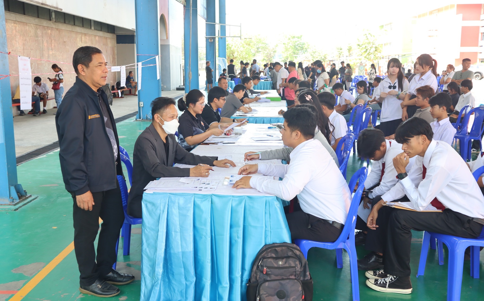 ดำเนินการรับรายงานตัว