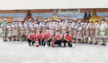 ทีม Safety College พร้อมด้วยคณะ มาให้ความรู้กับลูกเสือจิตอาสาพระราชทาน