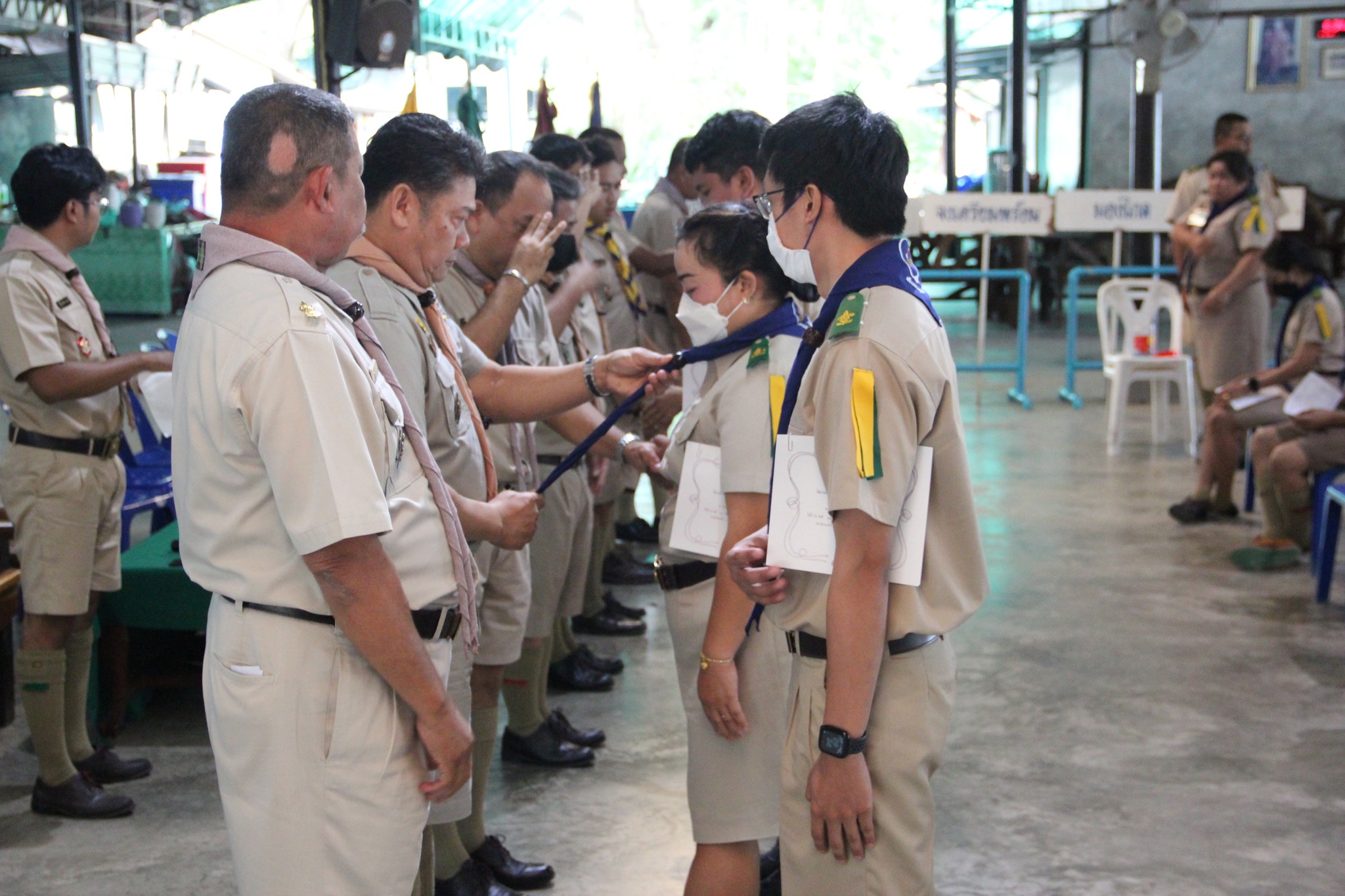 มอบเกียรติบัตร ผู้เข้าร่วมอบรม