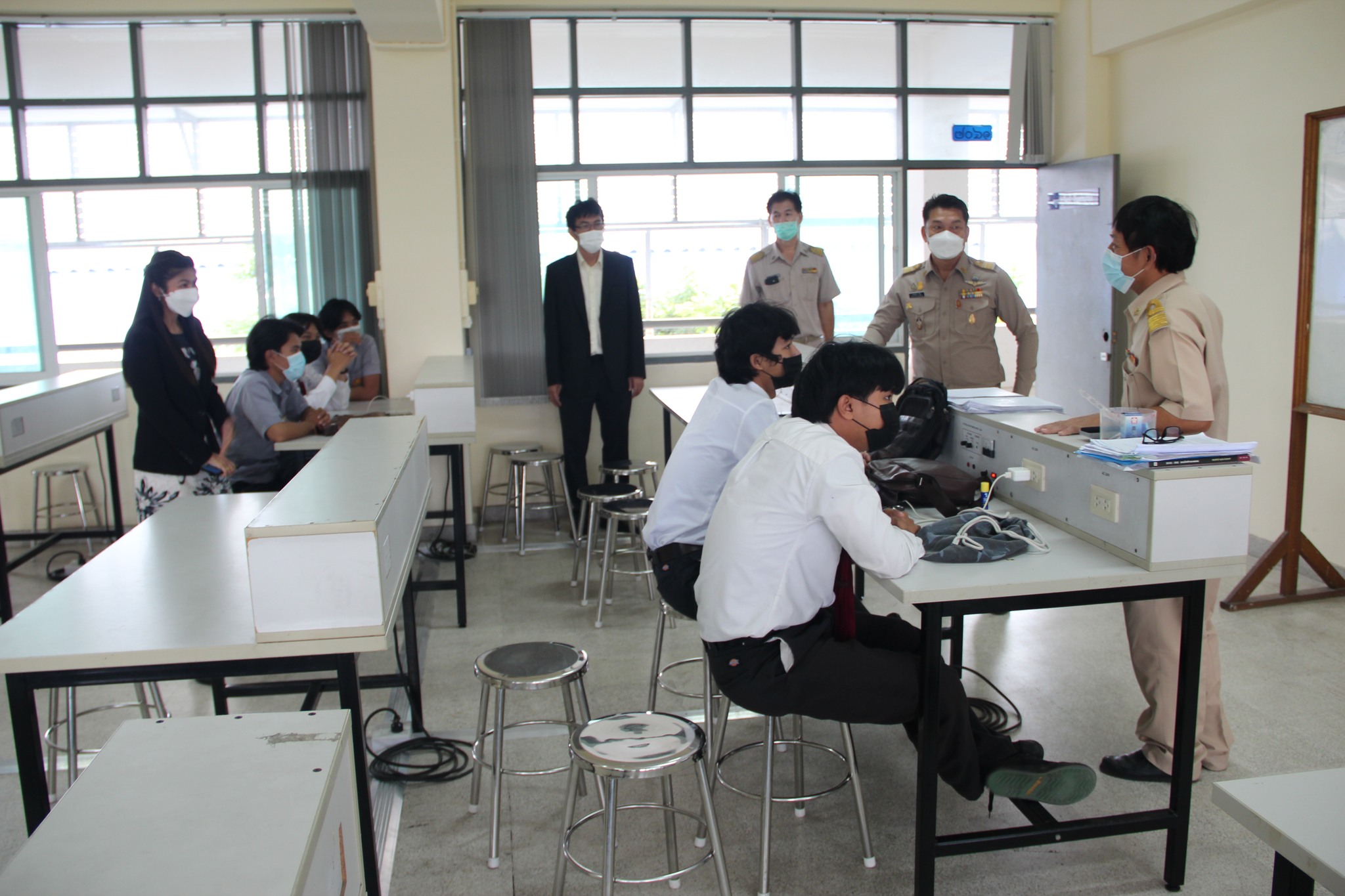 เข้าประเมินแผนกวิชาและสาขาวิชา